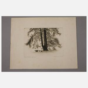 Rudolf Gebhardt, Konvolut Radierungen