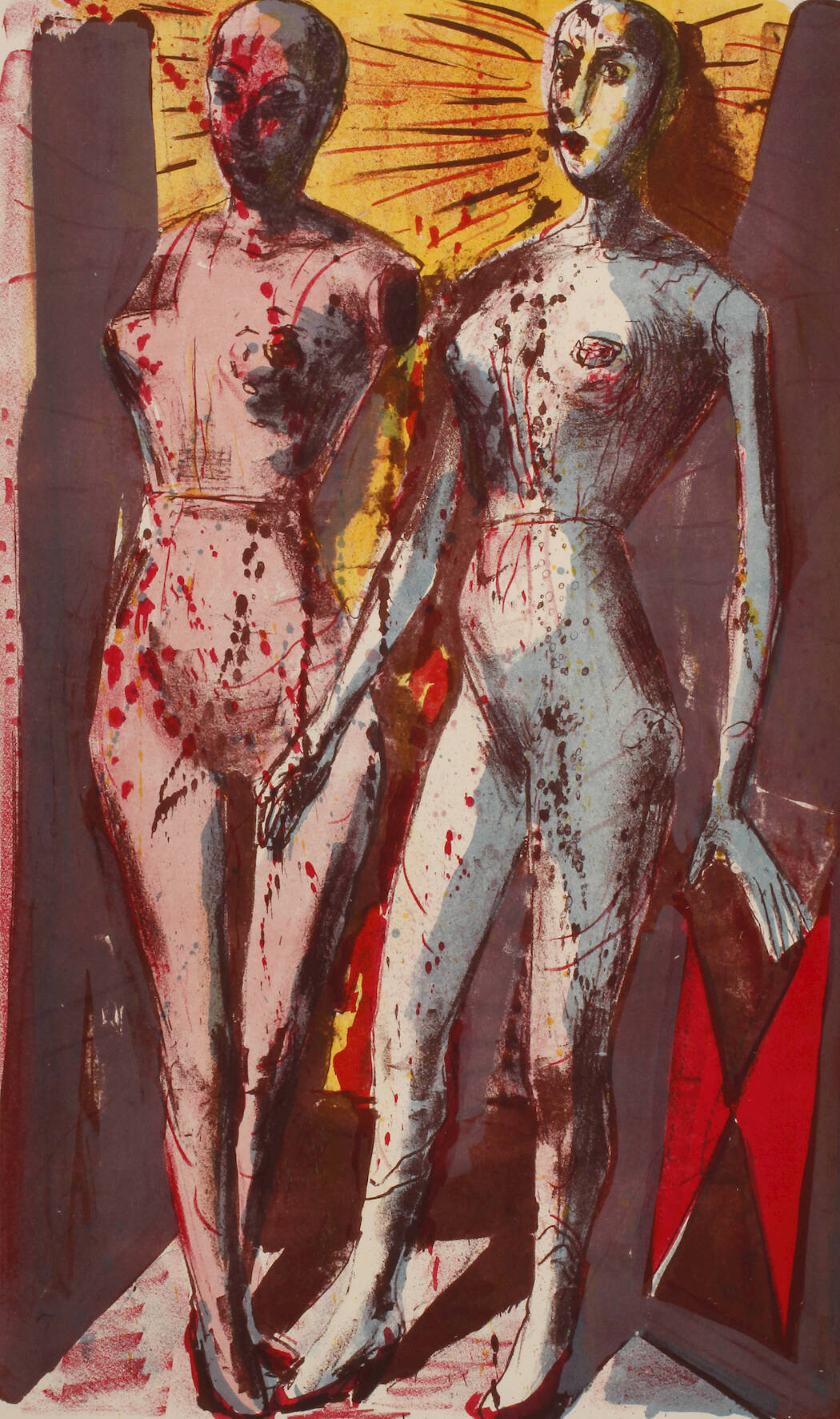 Prof. Hubertus Giebe, "Zwei Puppen"