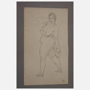 Karl Hahn, Drei Aktzeichnungen