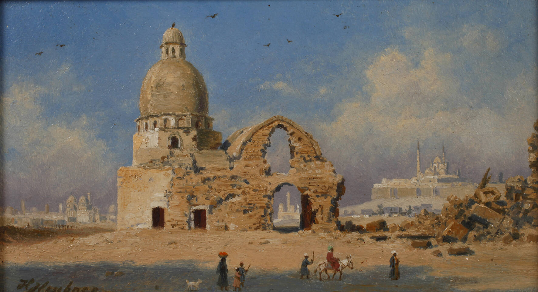 Hermann Ludwig Heubner, Partie bei Kairo