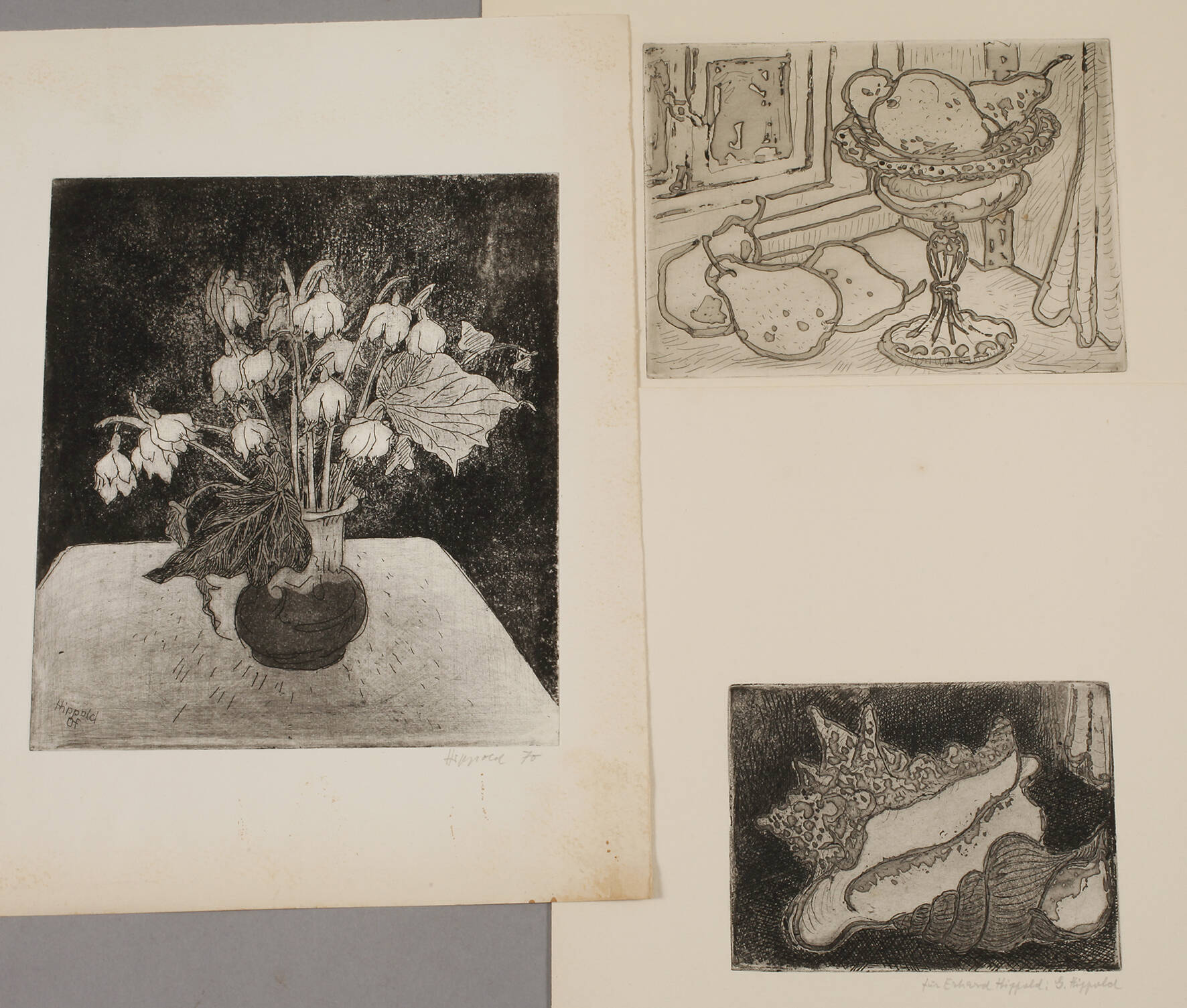 Erhard Hippold, Drei Graphiken