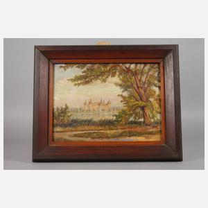 Karl Hübschmann, Blick auf Schloss Moritzburg