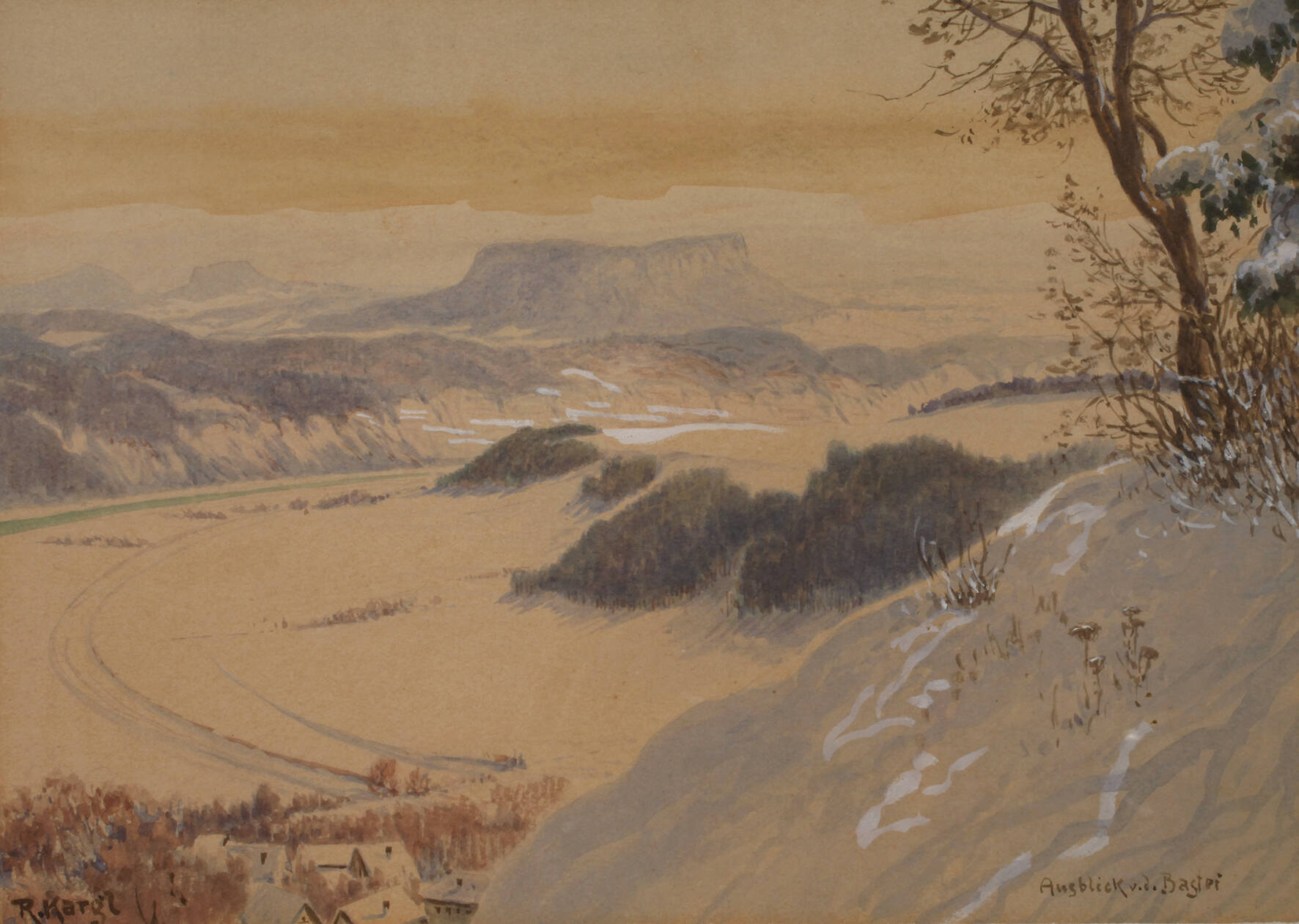 Rudolf Kargl, Blick von der Bastei"