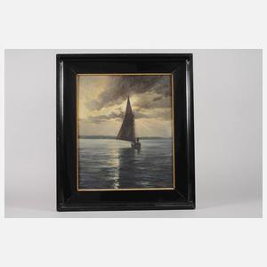 Hans Münnich, Segelboot auf dem See