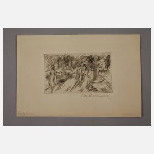 Prof. Max Schwimmer, "Spaziergang im Park"