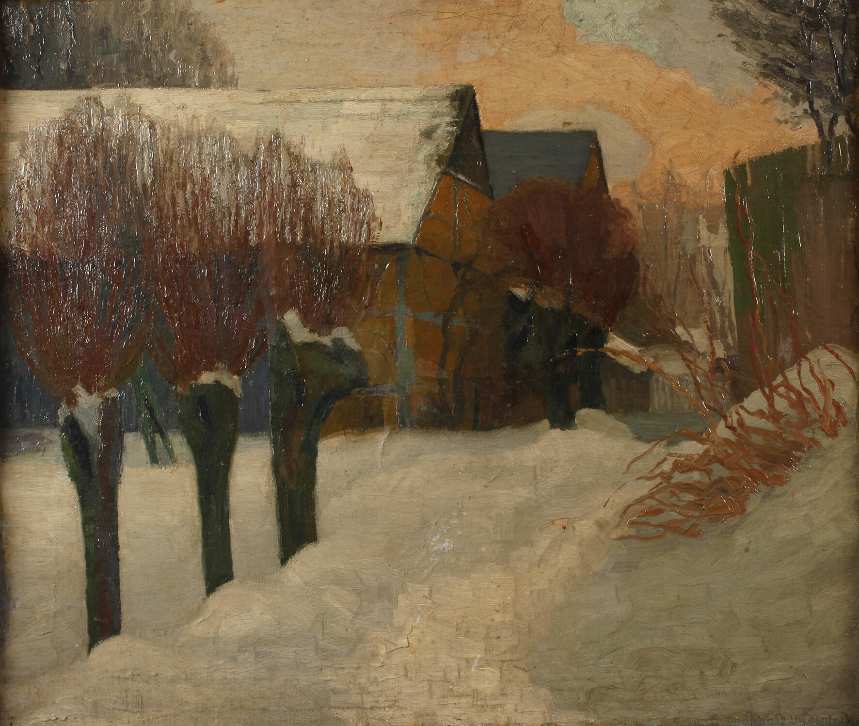 Rudolf Undeutsch, Winterabend