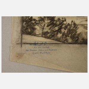 Carl Walther, Zwei Zeichnungen