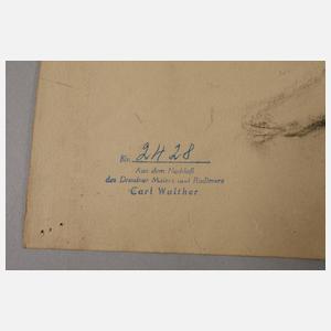 Carl Walther, Zwei Aktzeichnungen