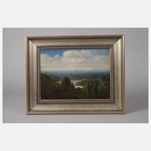 Prof. Ernst Hermann Walther, attr., Elblandschaft