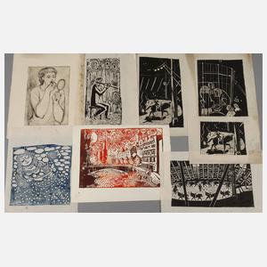 Prof. Heinz Werner, Konvolut Graphik