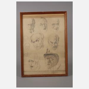 Arthur Wirth, Kopfstudien