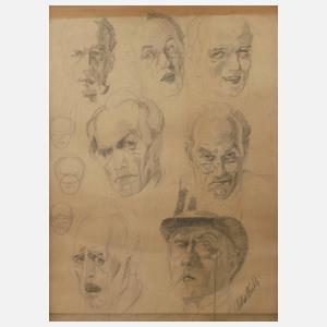 Arthur Wirth, Kopfstudien