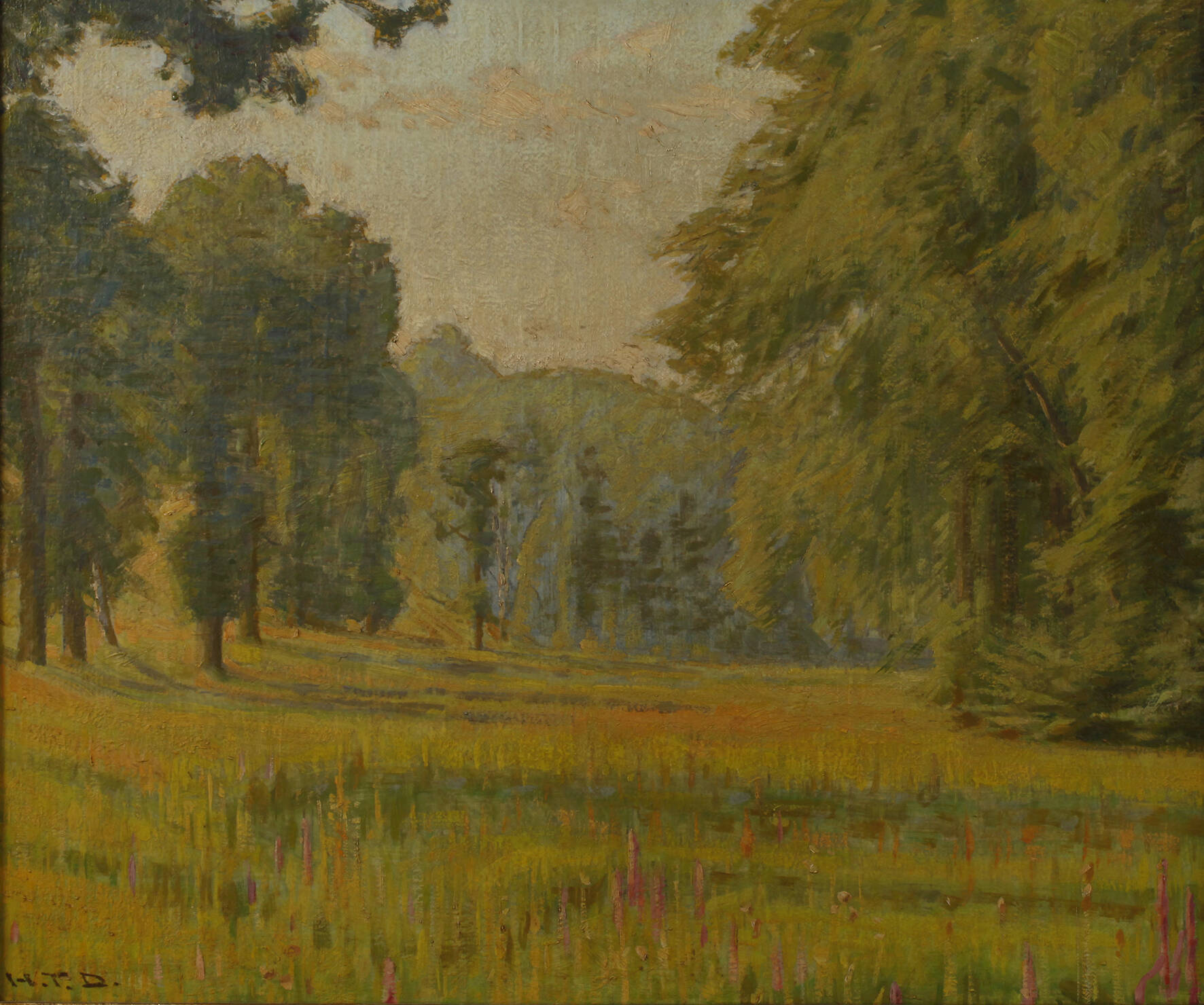 Hermann Theodor Droop, "Wiese im Auenwald"