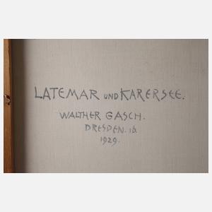 Walther Gasch, "Latemar und Karersee"