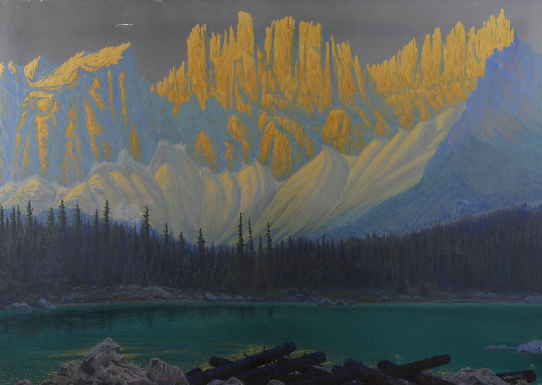 Walther Gasch, "Latemar und Karersee"