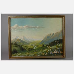 Minni Herzing, Sommer in den Alpen