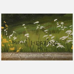 Minni Herzing, Sommer in den Alpen