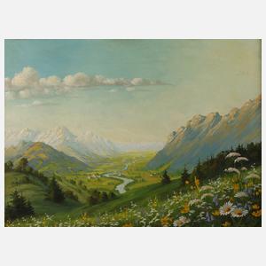 Minni Herzing, Sommer in den Alpen