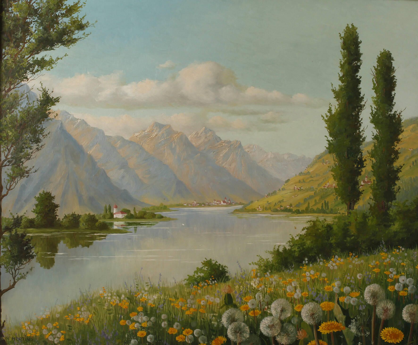 Minni Herzing, Frühling im Hochgebirge