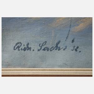 Richard Sachs, Fichten in Winterlandschaft