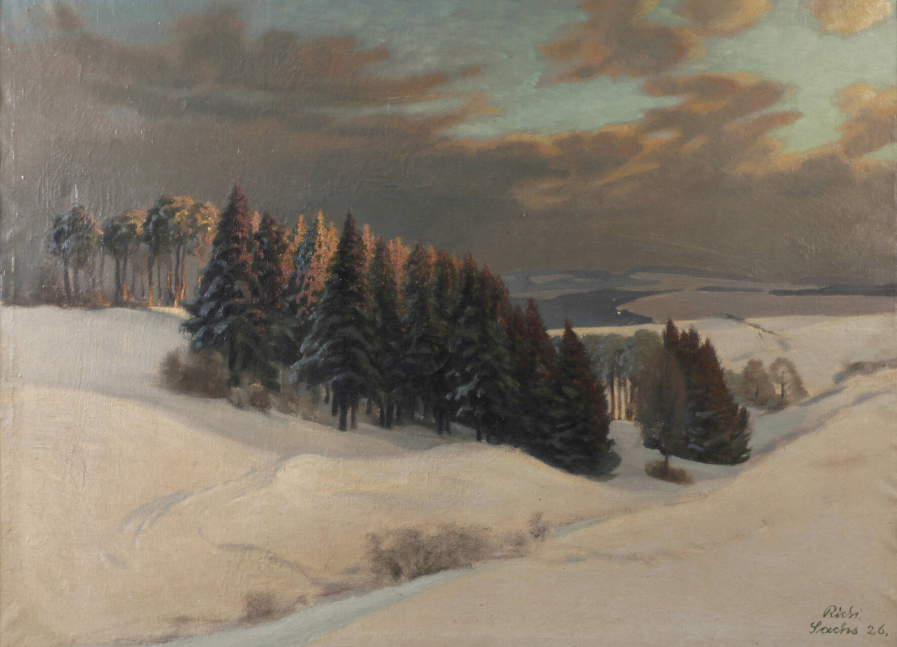 Richard Sachs, "Winterabend"