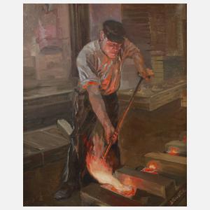 Arthur Wirth, Stahlwerker