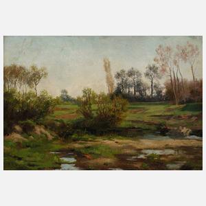 Prof. Kurt Tuch, Auenlandschaft bei Leipzig