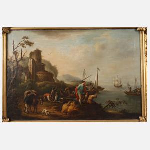 Prof. Christian Dietrich genannt "Dietricy", attr., Küstenszene