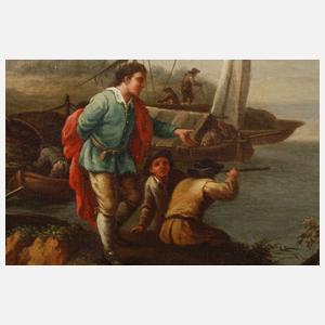 Prof. Christian Dietrich genannt "Dietricy", attr., Küstenszene