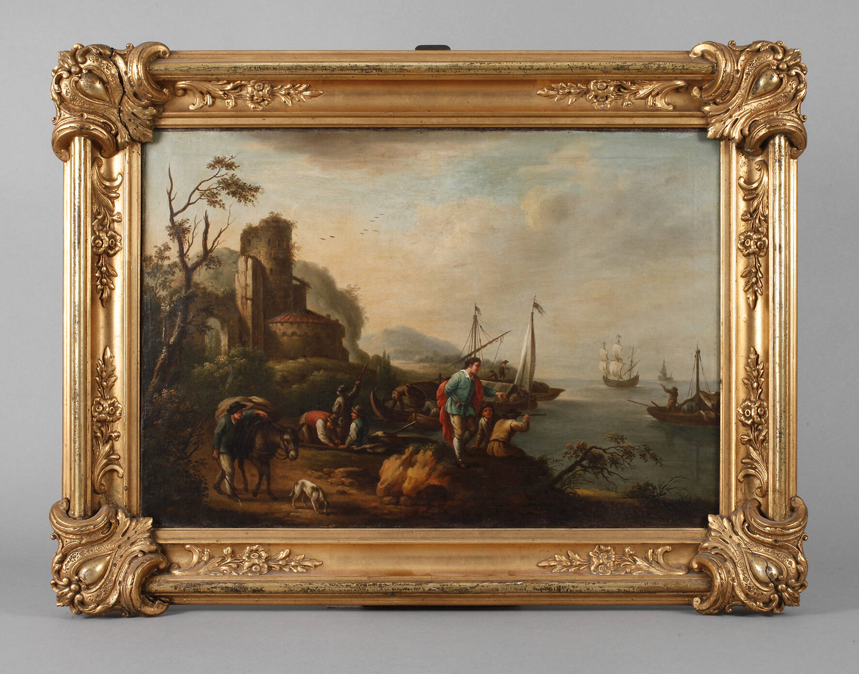 Prof. Christian Dietrich genannt "Dietricy", attr., Küstenszene