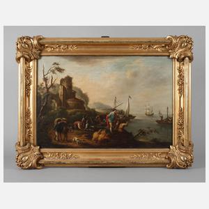 Prof. Christian Dietrich genannt "Dietricy", attr., Küstenszene