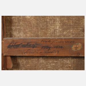 Isaac van Nickelen, attr., Kircheninterieur St. Bravo in Haarlem