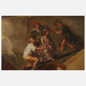 Andachtsbild der Huldigung des Namen Jesu