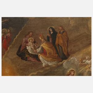 Andachtsbild der Huldigung des Namen Jesu