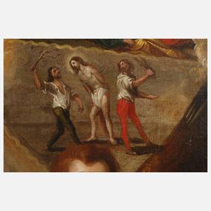 Andachtsbild der Huldigung des Namen Jesu