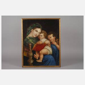Sanner, "Madonna della Seggiola" nach Raffael