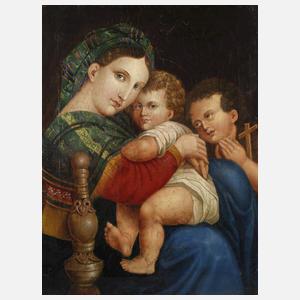 Sanner, "Madonna della Seggiola" nach Raffael