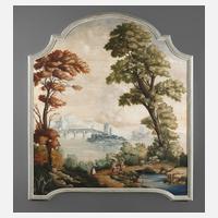 Supraporte mit mediterraner Landschaft111