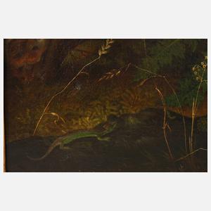 Barockes Waldstillleben mit Eichhörnchen
