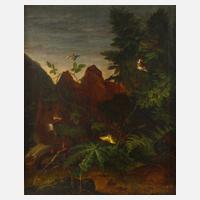 Barockes Waldstillleben mit Eichhörnchen111