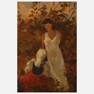 Oswald Achenbach, attr., Sommertag am Nemisee