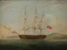 Nicholas Condy, attr., Auslaufender Dreimaster