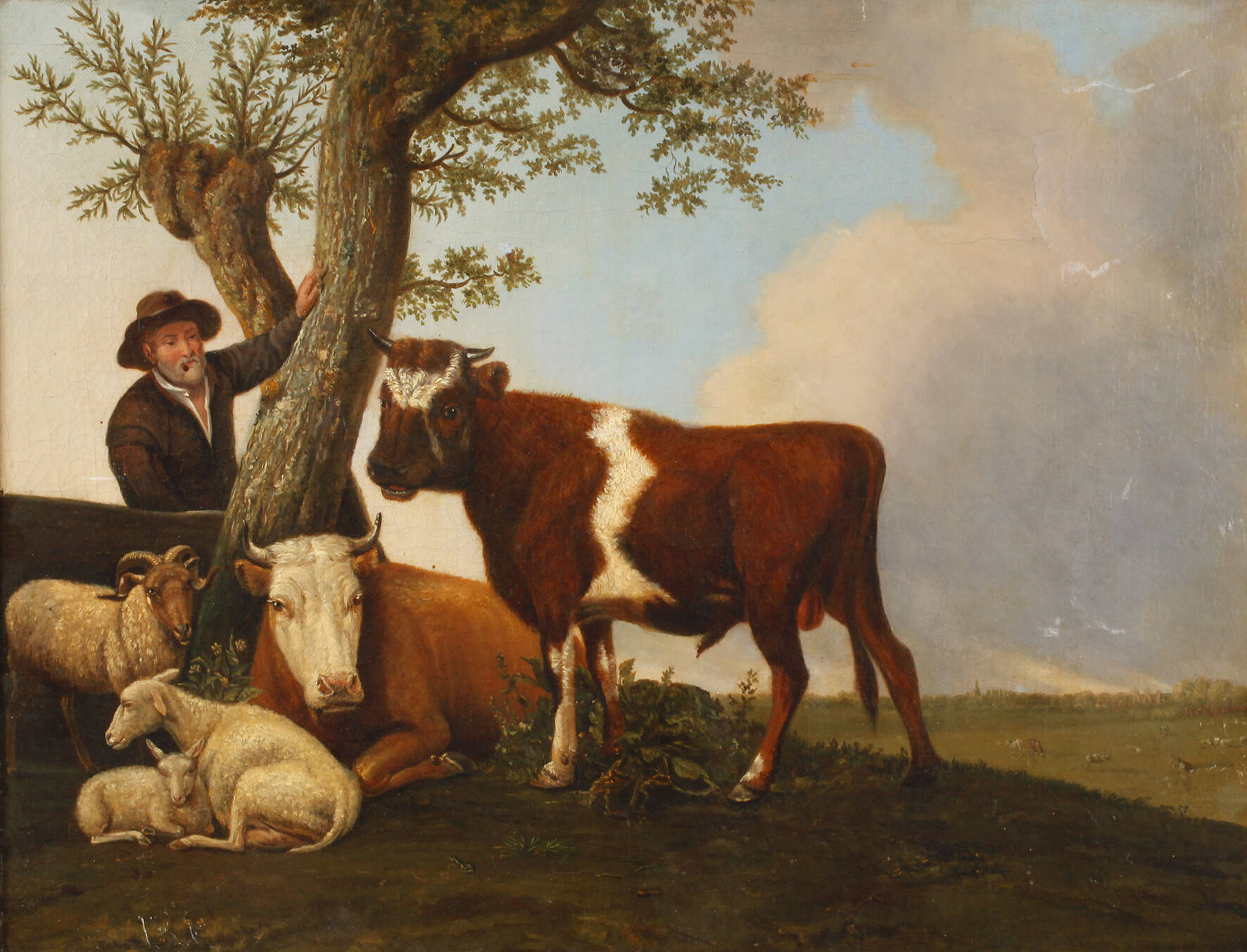 Elisabeth Wilhelmina van der Does, attr., Hirtenlandschaft