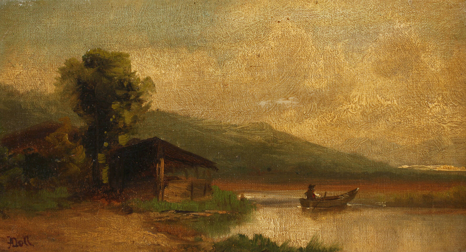 Anton Doll, Schifferhütte am Inn