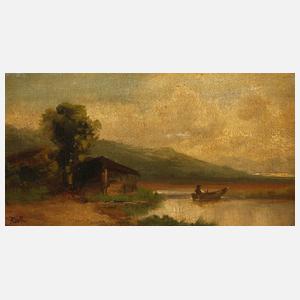 Anton Doll, Schifferhütte am Inn