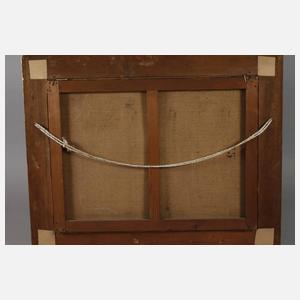 C. Dulac, Bauersfrau und Kühe am Flussufer