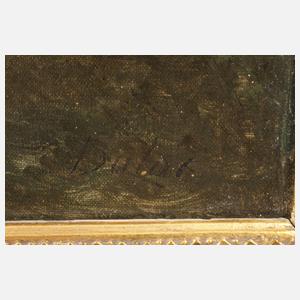 C. Dulac, Wanderer am Flussufer