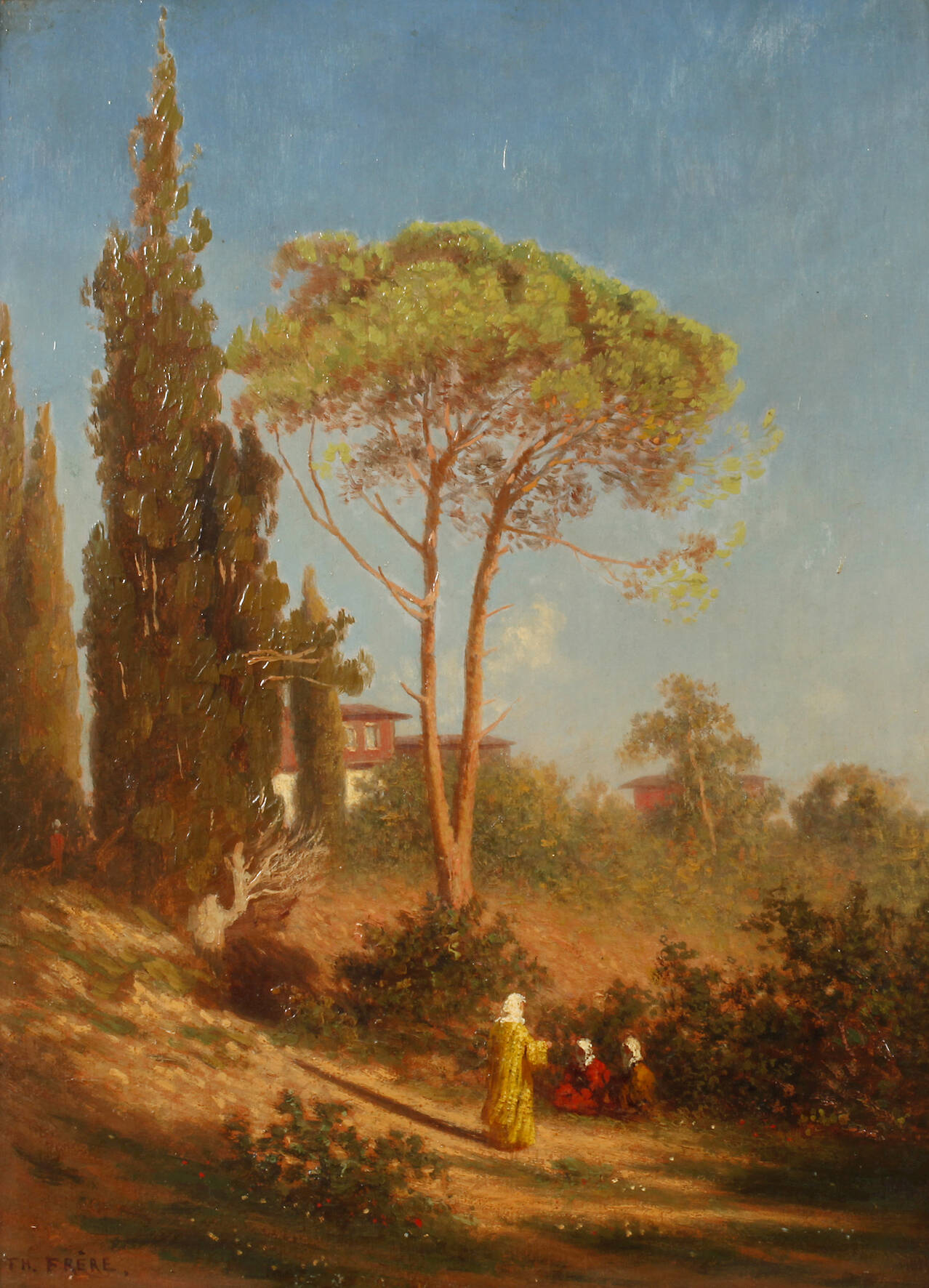 Théodore Frère, Rast unter Pinien