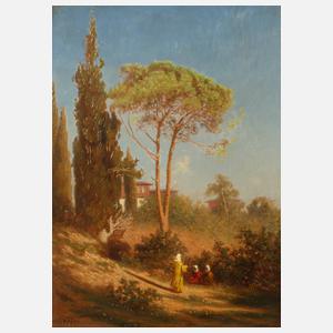 Théodore Frère, Rast unter Pinien