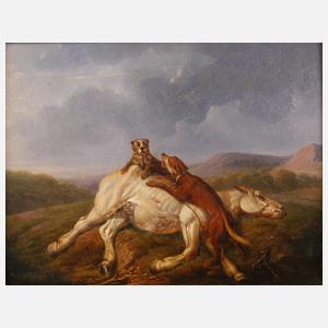 Jean Gheers, Ein totes Pferd